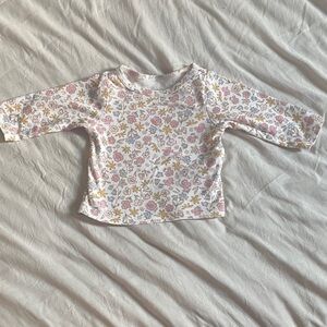 Carter's Floral Long Sleeve Tee - Pink, Yellow, White